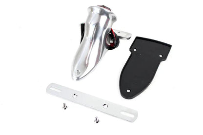 Wyatt Gatling Bates Bobber Tail Lamp Assembly Polished - 3.5-inch Plastic Lens by Wyatt Gatling