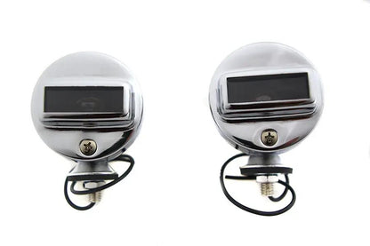 V-Twin Blackout Bullet Lamp Set Chrome - 12 Volt Replacement and Accessories by V-Twin