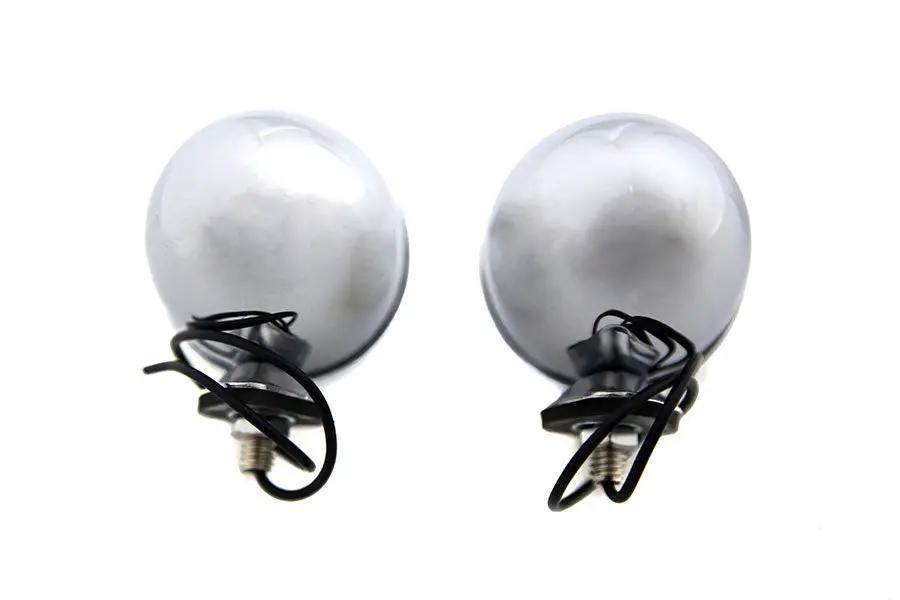 V-Twin Blackout Bullet Lamp Set Chrome - 12 Volt Replacement and Accessories by V-Twin