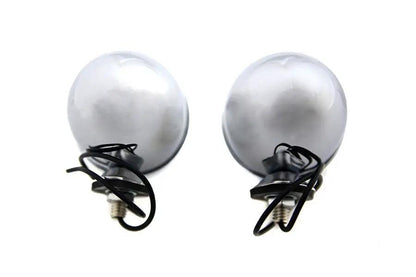 V-Twin Blackout Bullet Lamp Set Chrome - 12 Volt Replacement and Accessories by V-Twin