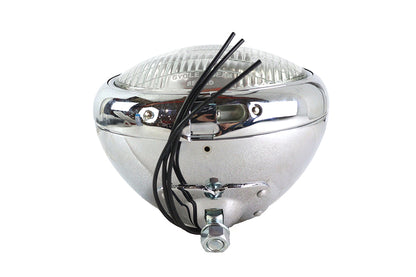 Wyatt Gatling 7 Inch Cycle Beam Assembly with Chrome Shell for Harley Davidson FLH Models