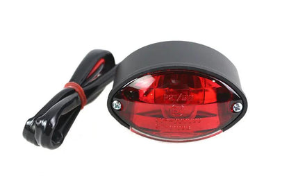 V-Twin Micro Oval Tail Lamp Black - Part No. 71732B by V-Twin