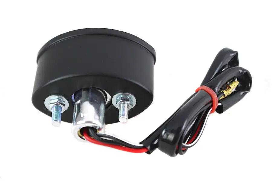 V-Twin Micro Oval Tail Lamp Black - Part No. 71732B by V-Twin