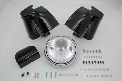 Black Headlamp Cowl Kit by Wyatt Gatling