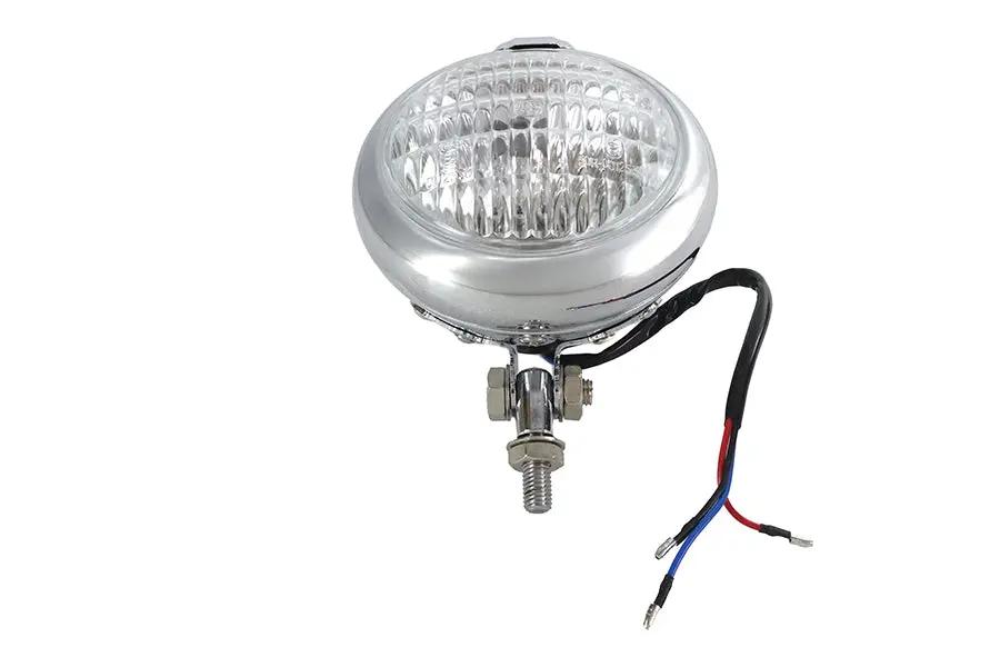 V-Twin 4-1/2 inch Bates Style Headlamp Chrome Part Number 78883AP by V-Twin