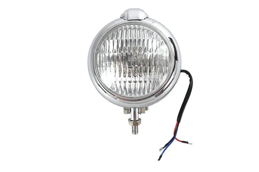 V-Twin 4-1/2 inch Bates Style Headlamp Chrome Part Number 78883AP by V-Twin