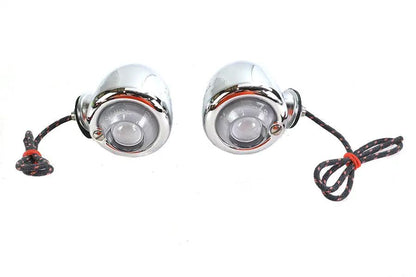 V-Twin Replica Guide DH-49 Bullet Marker Lamp Set for Harley Davidson FL (1941-1950) by V-Twin
