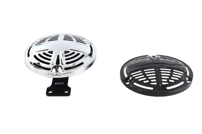 V-Twin 12 Volt Spring Horn with Black Face - Classic Motorcycle Horn Part #33-1830 by V-Twin