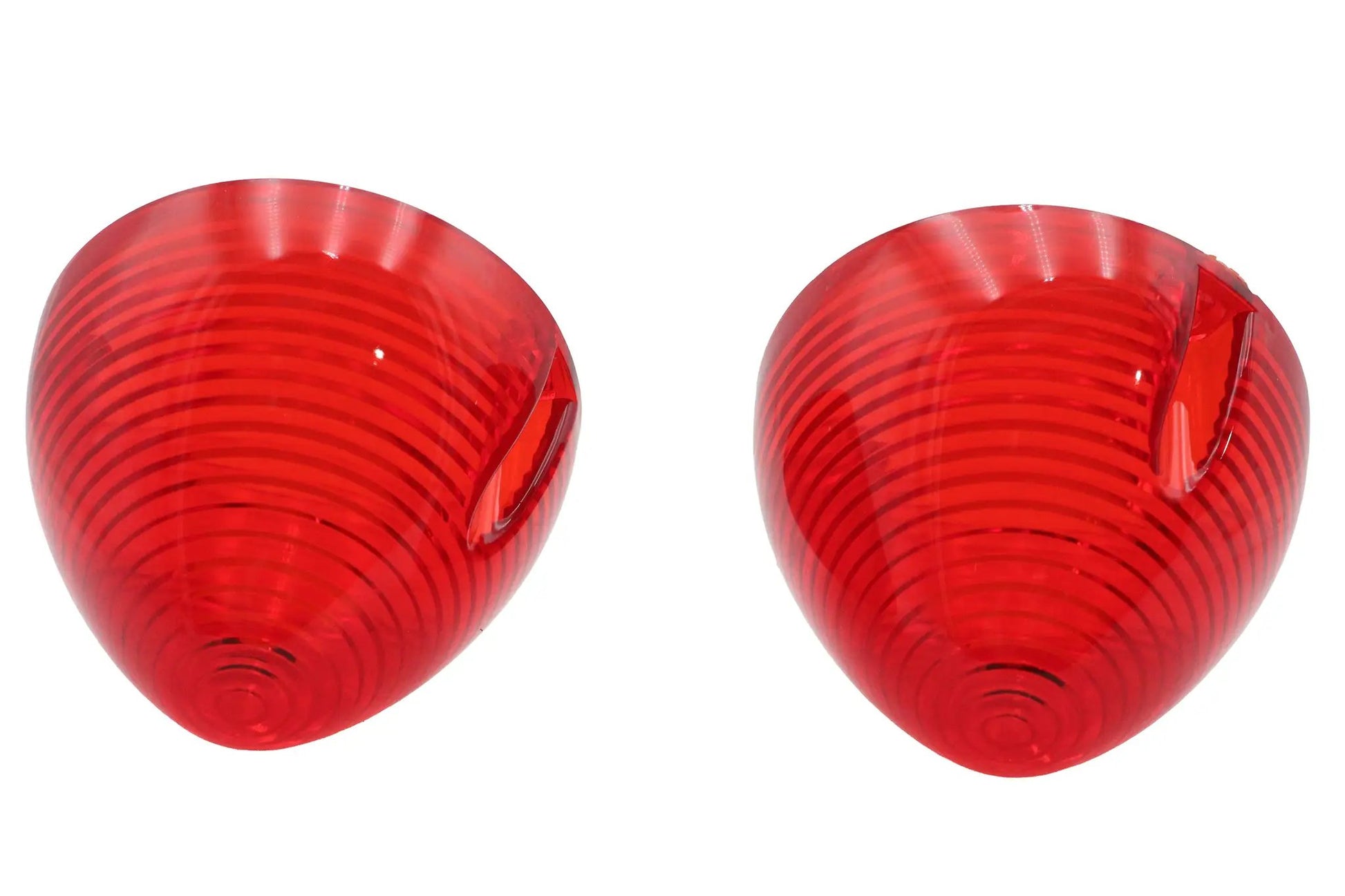 V-Twin Bullistic Turn Signal Lenses in Red – Fits Harley Davidson Models from 1966 to 2021 by V-Twin
