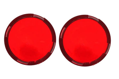 V-Twin Bullistic Turn Signal Lenses in Red for Harley Davidson FXD (2005-2014) by V-Twin