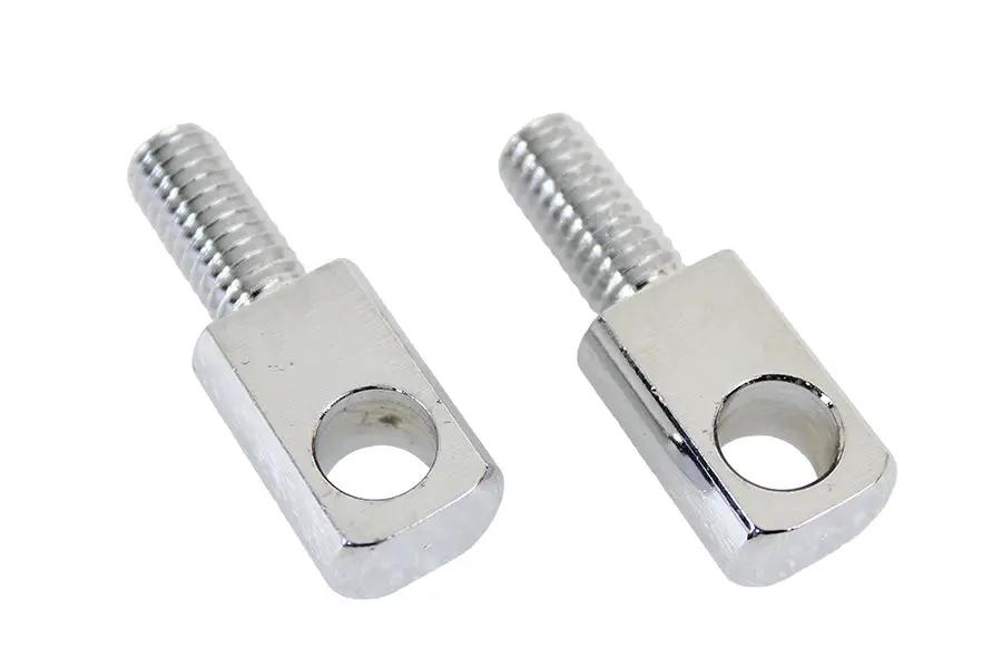 Wyatt Gatling Part 20-0306-C Spotlamp Swivel Set Chrome for Harley Davidson FL and EL Models by Wyatt Gatling