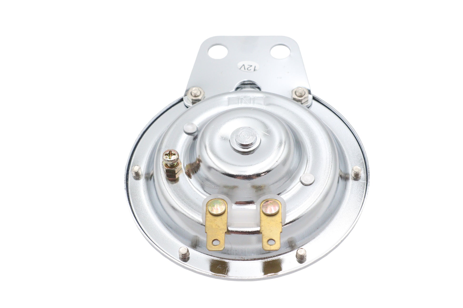 Ultima Universal Single Horn Chrome 12 Volt - Dual Hole Mounting