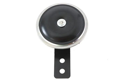 V-Twin 64088 12 Volt Mini Horn Black - Compact 72mm Diameter Horn for Motorcycle and Vehicle Use by V-Twin