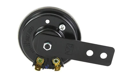 V-Twin 64088 12 Volt Mini Horn Black - Compact 72mm Diameter Horn for Motorcycle and Vehicle Use by V-Twin