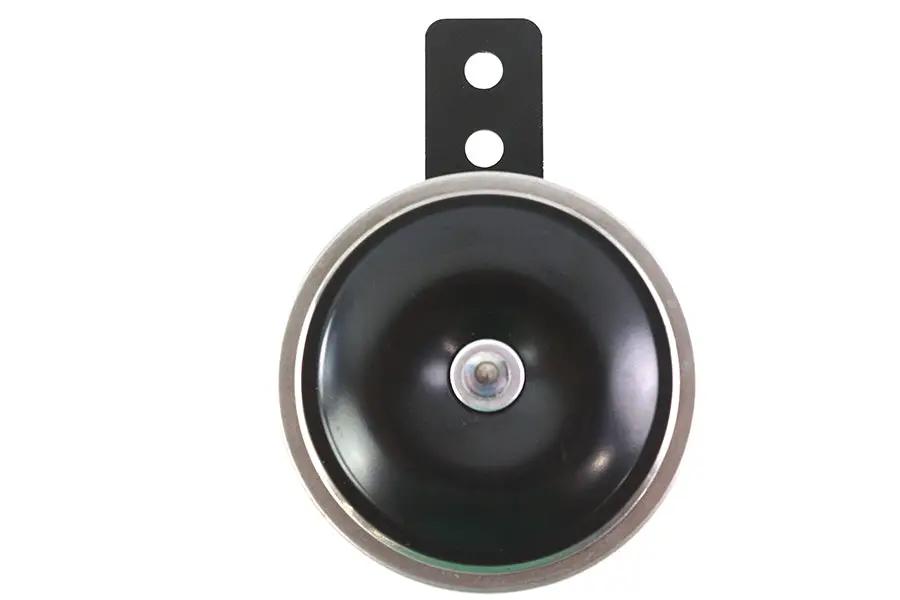 V-Twin 64088 12 Volt Mini Horn Black - Compact 72mm Diameter Horn for Motorcycle and Vehicle Use by V-Twin