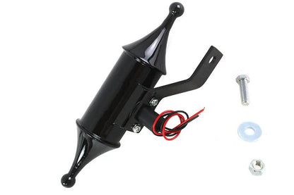 V-Twin Finch Pawn Lamp Black Red Lens with Universal Mounting Bracket by V-Twin