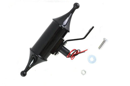 V-Twin Finch Pawn Lamp Black Red Lens with Universal Mounting Bracket by V-Twin