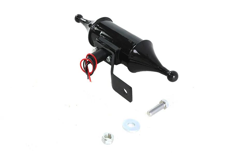 V-Twin Finch Pawn Lamp Black Red Lens with Universal Mounting Bracket by V-Twin