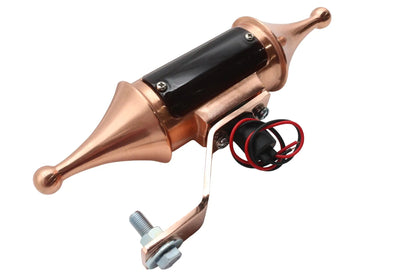 V-Twin Finch Pawn Lamp with Copper Red Lens and Universal Mounting Bracket by V-Twin