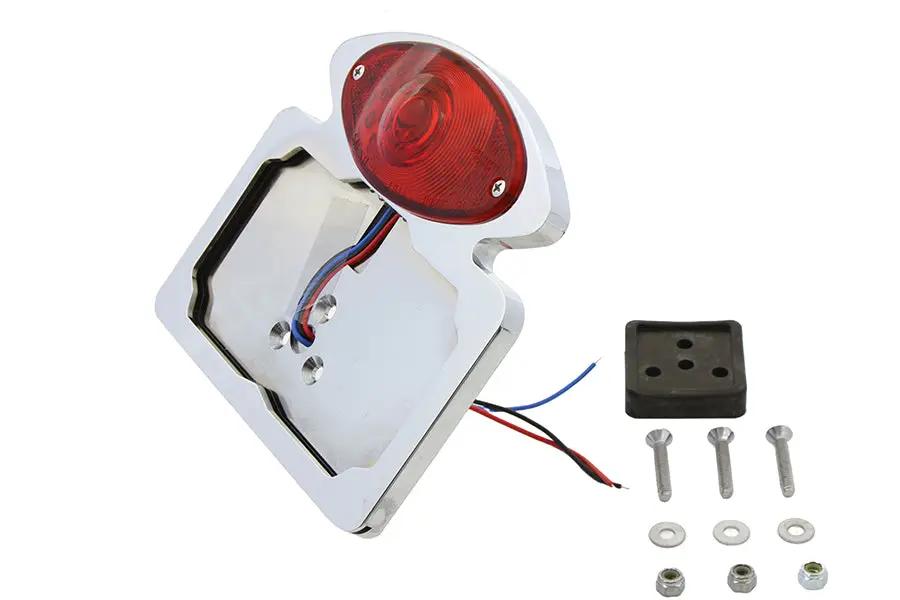 Wyatt Gatling Oval Style LED Tail Lamp Assembly for Harley Davidson FX (1973-1982) by Wyatt Gatling