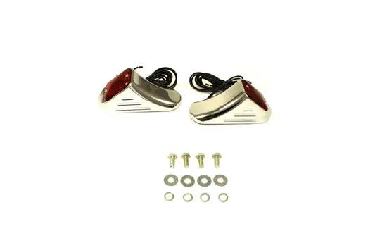 Wyatt Gatling 12-6055R Flush Deco Marker Lamp Set with Red Lens by Wyatt Gatling