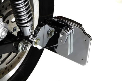 V-Twin Side Mount Tail Lamp Plate Set with Bushing for 3/4 Inch Axle or 5/8 Inch Stud - USA Made by V-Twin