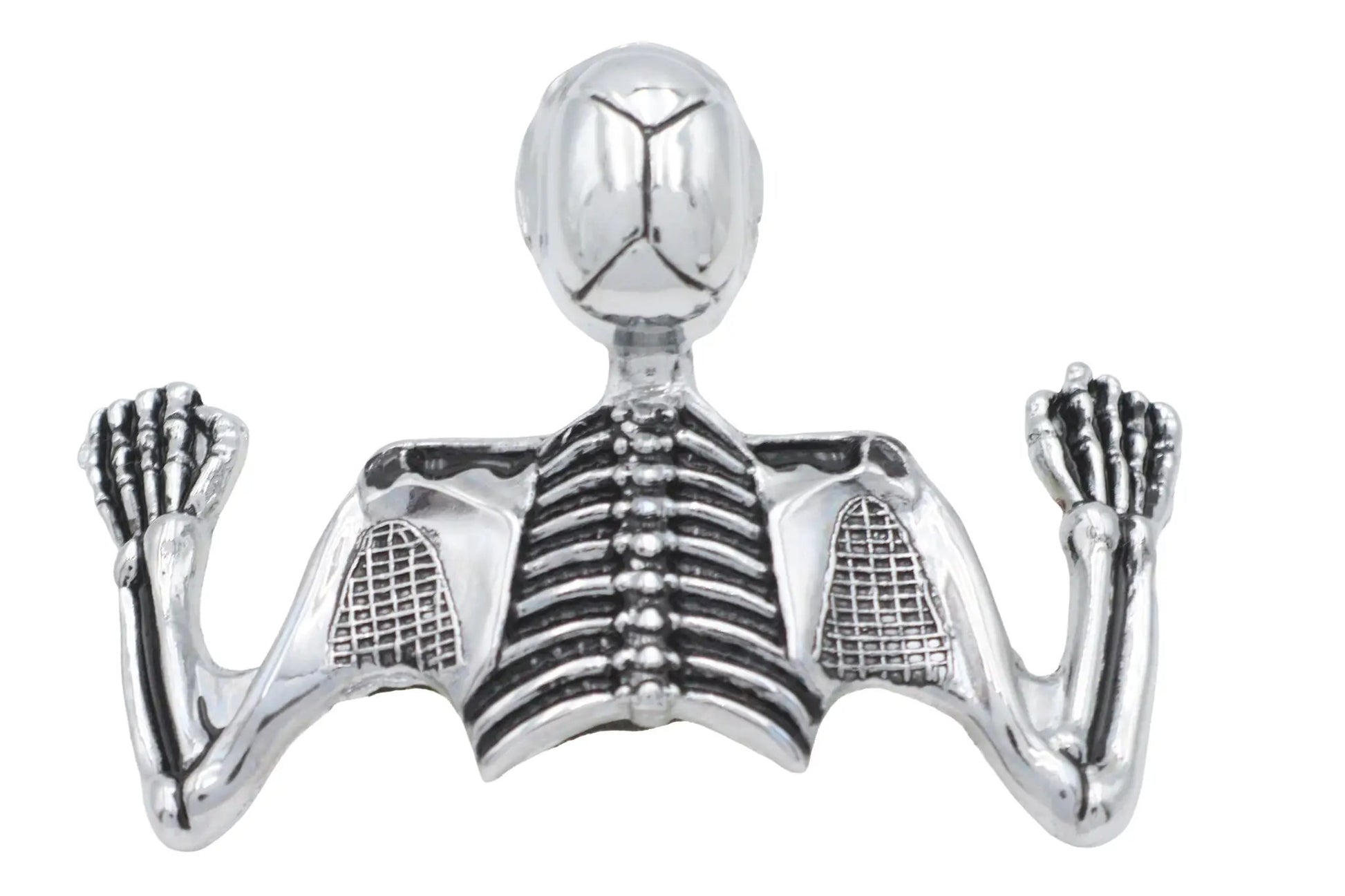 Wyatt Gatling Skull Style Ornament Chrome - Part Number O91-6305-4 by Wyatt Gatling