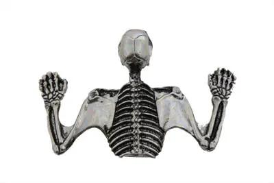 Wyatt Gatling 7 Inch Headlamp Visor Ornament Skull Type Chrome (Part O91-6305-7) by Wyatt Gatling