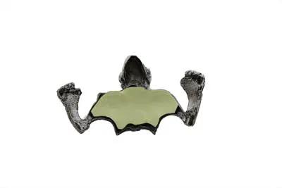 Wyatt Gatling 7 Inch Headlamp Visor Ornament Skull Type Chrome (Part O91-6305-7) by Wyatt Gatling