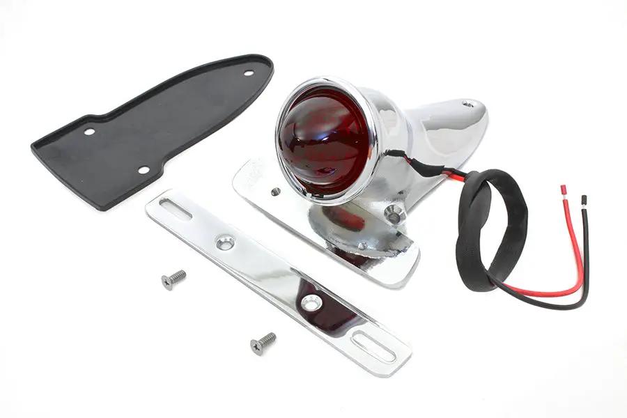 Wyatt Gatling Bates Bobber Tail Lamp Assembly Chrome - Vintage 1940s Style by Wyatt Gatling