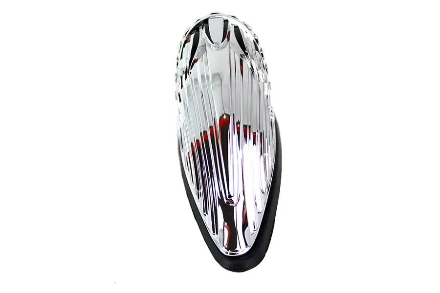 V-Twin 78659 Skull Head Front Fender Lamp with Chrome Finish by V-Twin