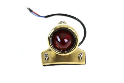 V-Twin Crocker Style LED Tail Lamp Brass - 33-1952 by V-Twin