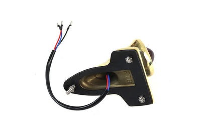 V-Twin Crocker Style LED Tail Lamp Brass - 33-1952 by V-Twin