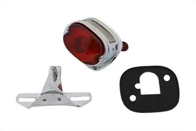 V-Twin Chrome Tail Lamp and Bracket Kit for Harley Davidson FL (1955-1964) by V-Twin