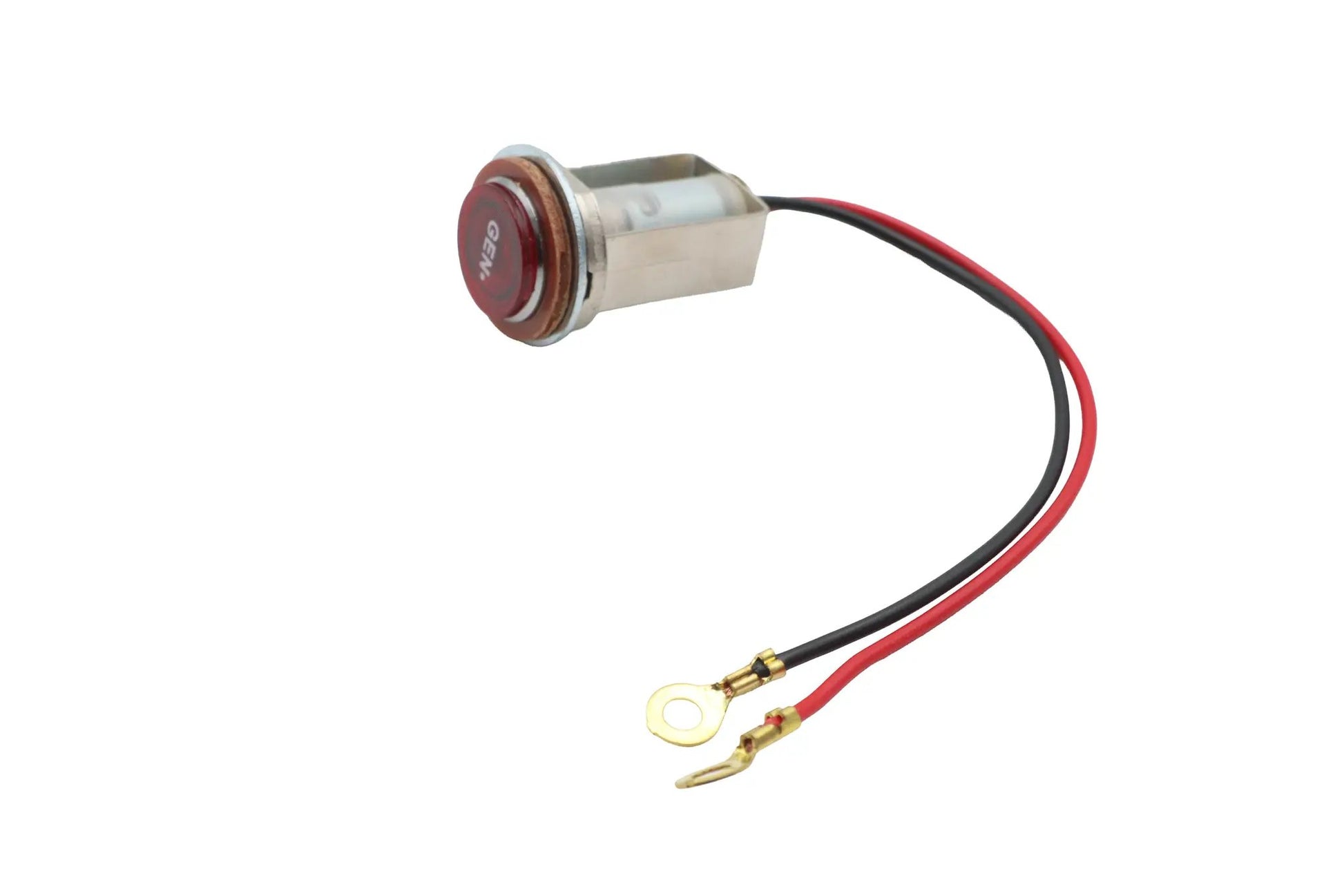 Wyatt Gatling Red Generator Indicator Lamp 2 Wire for Harley Davidson FX 1972-1974 by Wyatt Gatling
