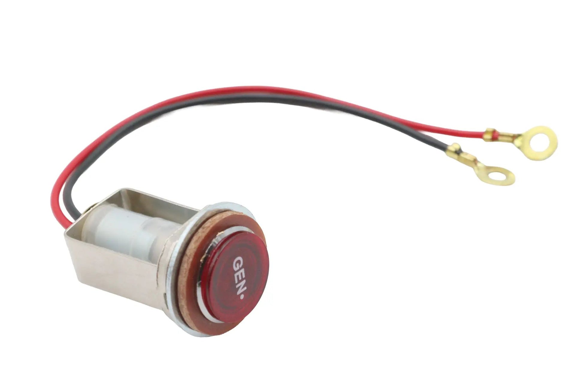 Wyatt Gatling Red Generator Indicator Lamp 2 Wire for Harley Davidson FX 1972-1974 by Wyatt Gatling