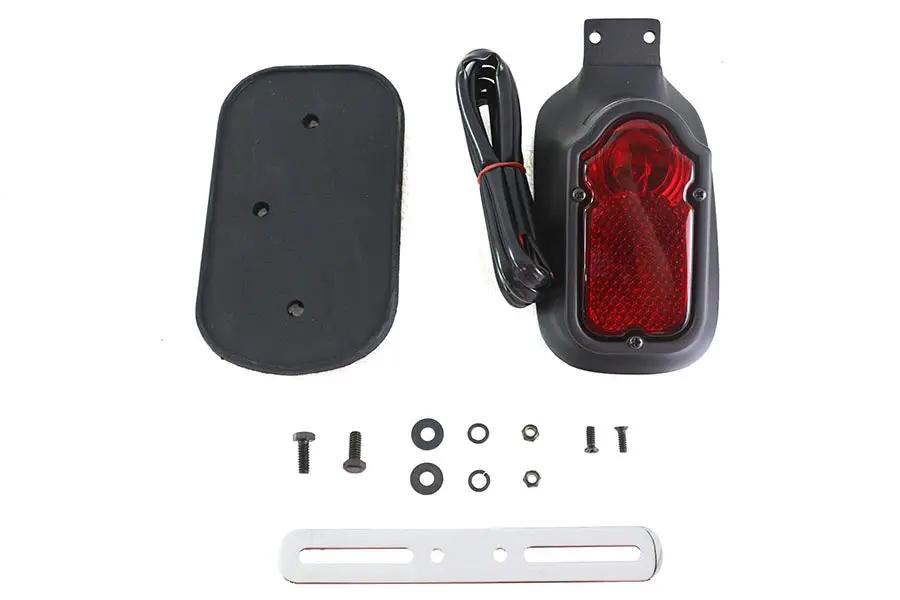 Wyatt Gatling 12-0014B Matte Black Tombstone Style Tail Lamp Assembly by Wyatt Gatling