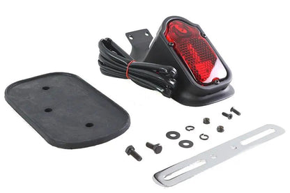 Wyatt Gatling 12-0014B Matte Black Tombstone Style Tail Lamp Assembly by Wyatt Gatling