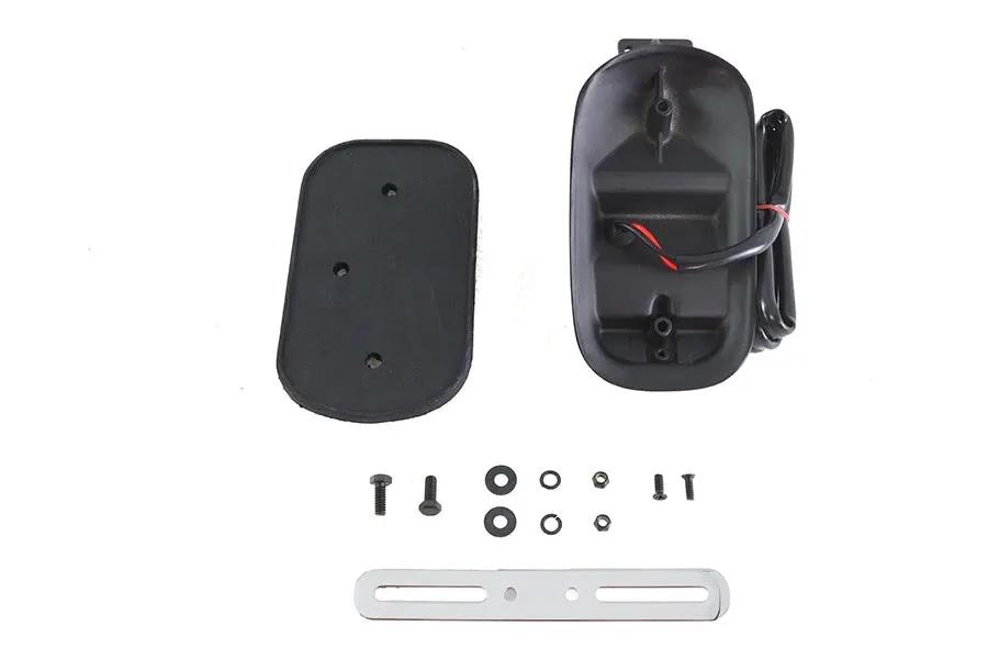 Wyatt Gatling 12-0014B Matte Black Tombstone Style Tail Lamp Assembly by Wyatt Gatling