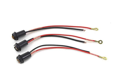 Wyatt Gatling 12-0036-AP Plastic Indicator Lamp Socket Set for Harley Davidson (Fits 1939-1948 Models) by Wyatt Gatling