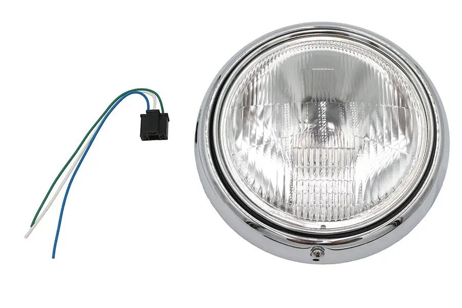 Wyatt Gatling 7 Inch H-4 Headlamp Unit for Harley Davidson FL Models by Wyatt Gatling
