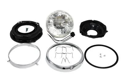Wyatt Gatling 7 Inch H-4 Headlamp Unit for Harley Davidson FL Models by Wyatt Gatling