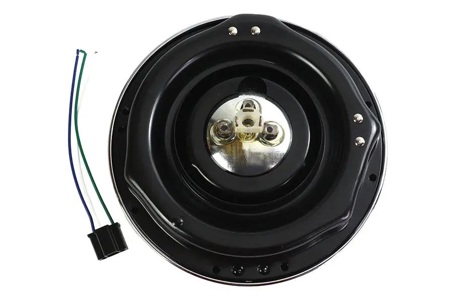 Wyatt Gatling 7 Inch Headlamp Assembly Seal Beam for Harley Davidson FL Models by Wyatt Gatling