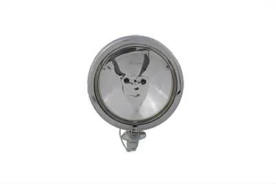 V-Twin 4-1/2 inch Chrome Spotlamp Assembly with Clear 6 Volt Bulb by V-Twin