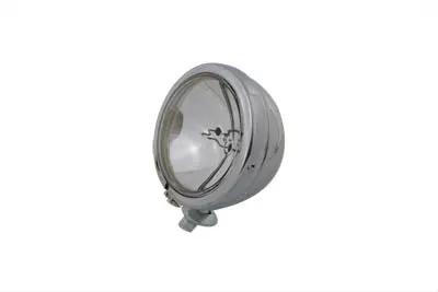 V-Twin 4-1/2 inch Chrome Spotlamp Assembly with Clear 6 Volt Bulb by V-Twin