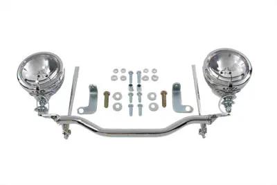 V-Twin Chrome Spotlamp Kit for Harley Davidson FXST (1984-1993) by V-Twin
