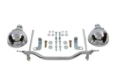 V-Twin Chrome Spotlamp Kit for Harley Davidson FXST (1984-1993) by V-Twin