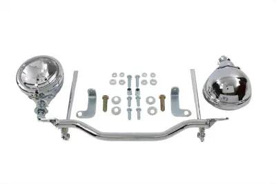 V-Twin Chrome Spotlamp Kit for Harley Davidson FXST (1984-1993) by V-Twin