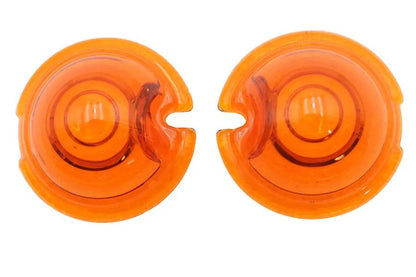 Wyatt Gatling Replica Marker Lamp Lens Glass Bullet Style Amber - Versatile for Zeppelin and Rocket Lamps by Wyatt Gatling