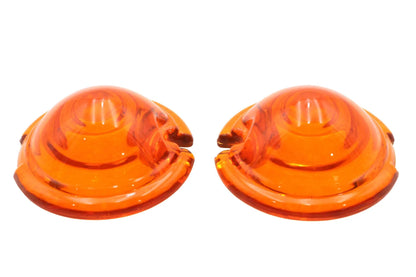 Wyatt Gatling Replica Marker Lamp Lens Glass Bullet Style Amber - Versatile for Zeppelin and Rocket Lamps by Wyatt Gatling